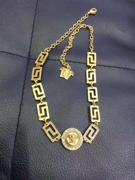 fake versace necklace